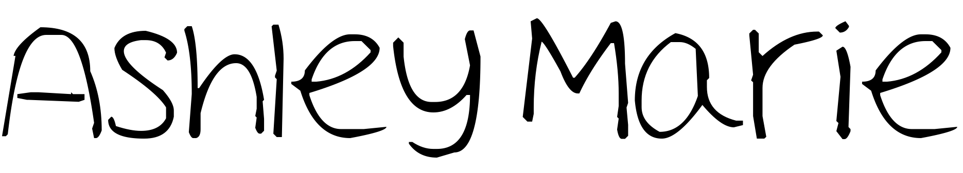 Font Ashley Marie