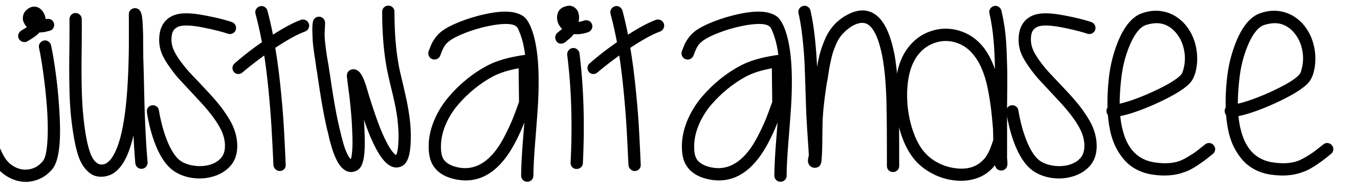 Font JustWaitAndSee