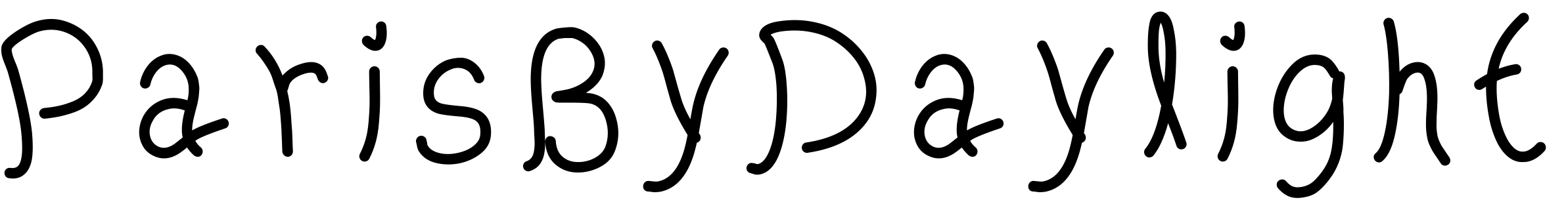 Font ParisByDaylight