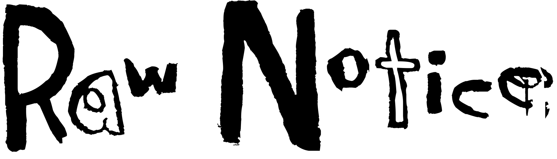 Font Raw Notice
