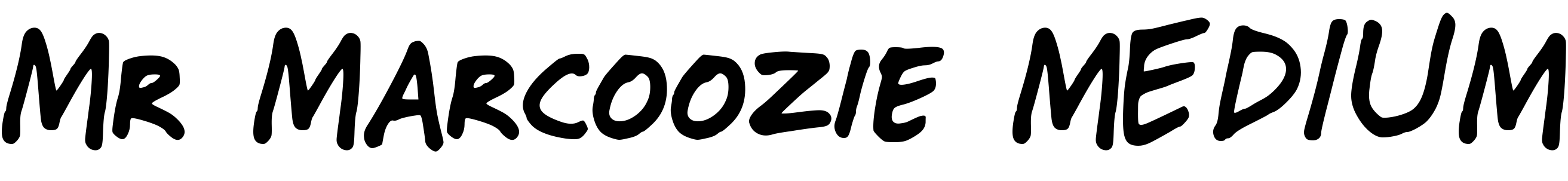Font Mr_Marcoozie_MEDIUM