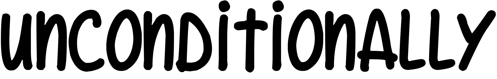 Font Unconditionally