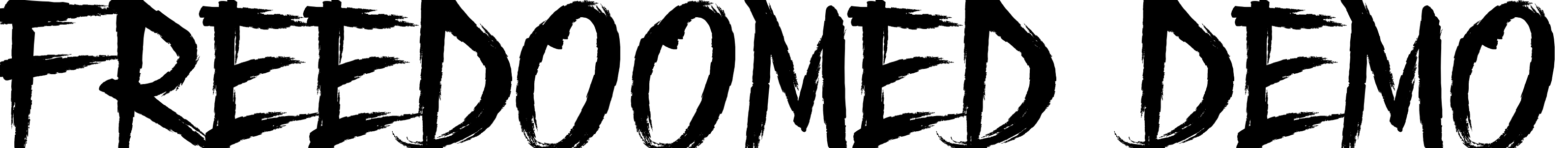 Font Freedoomed Demo