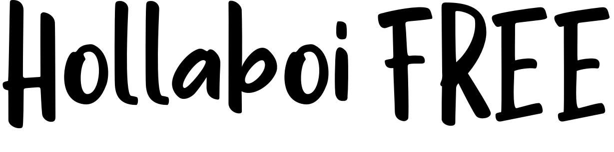 Font Hollaboi FREE