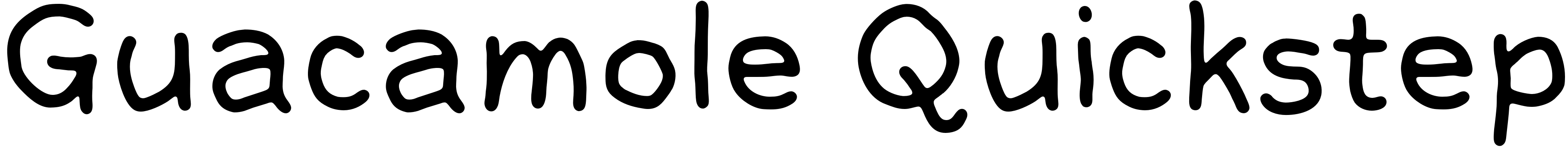 Font Guacamole Quickstep