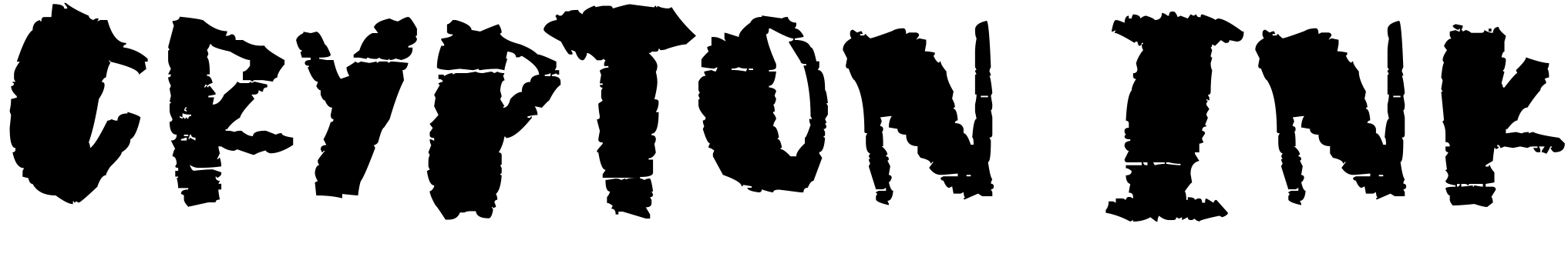 Font Crypton Ink