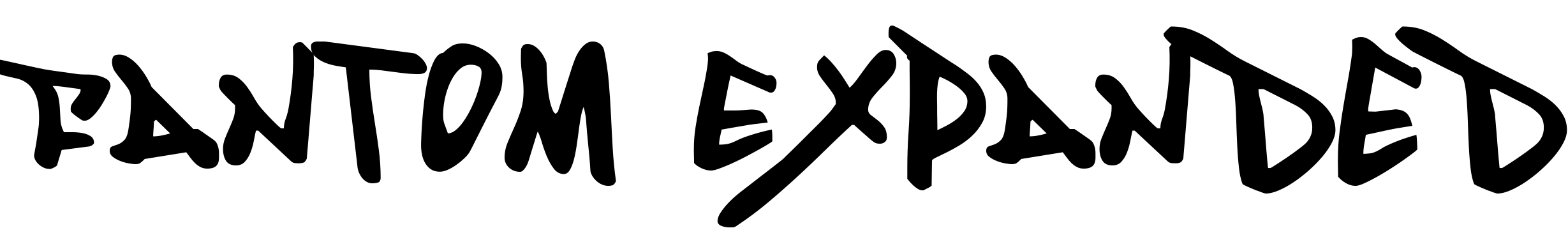 Font Fantom Expanded