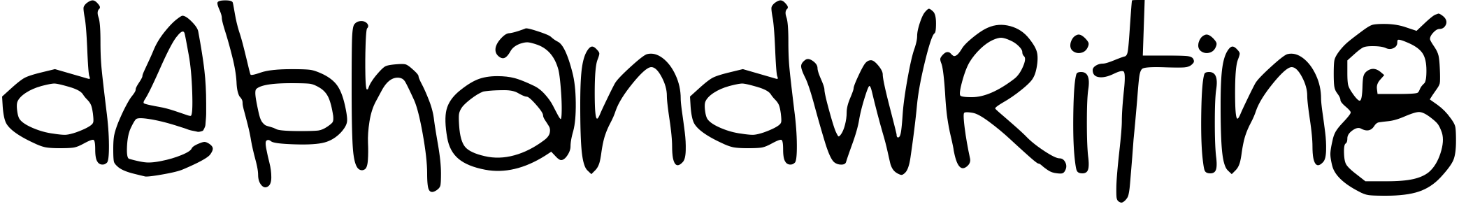 Font debhandwriting