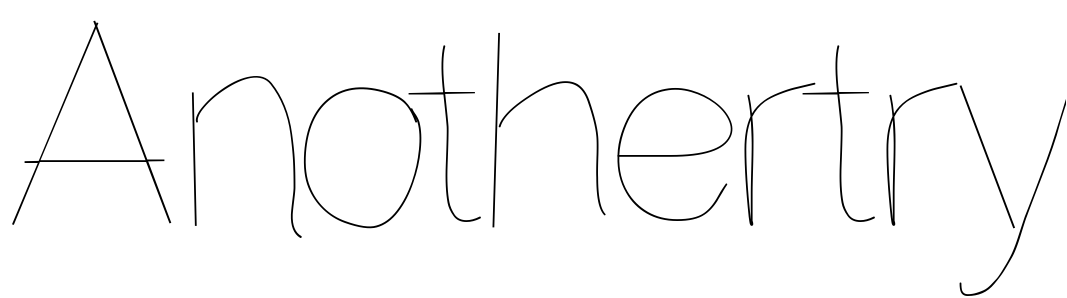 Font Anothertry