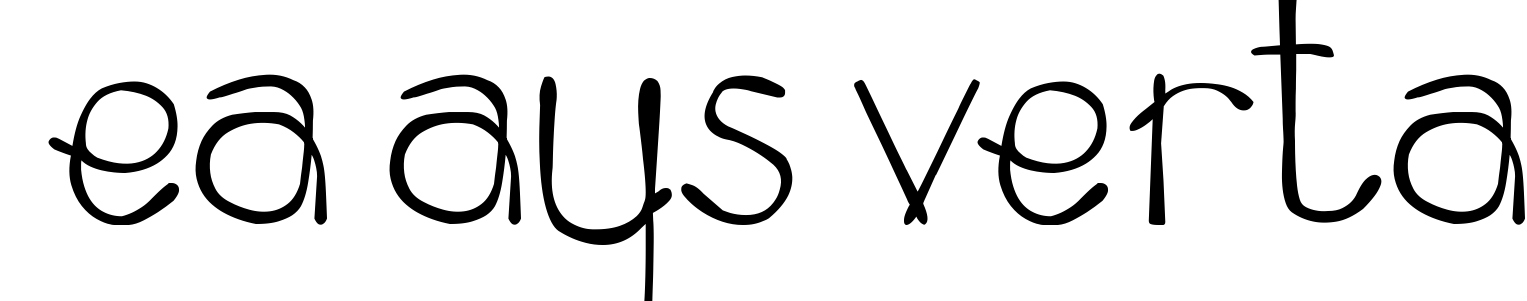 Font ZeaMaysEverta