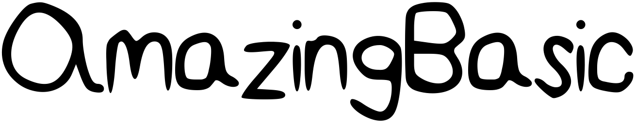 Font AmazingBasic