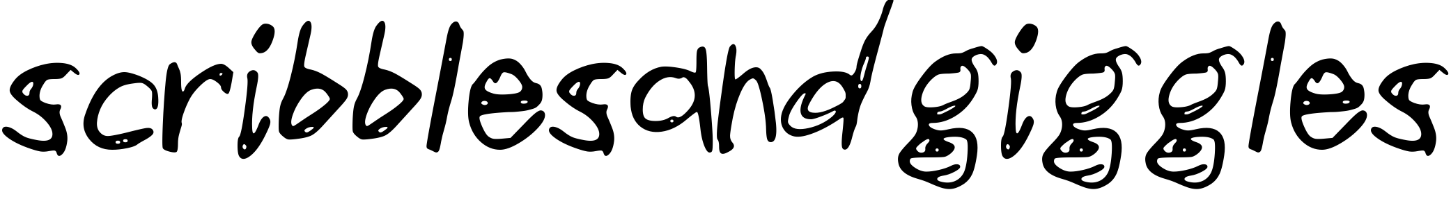 Font scribblesandgiggles