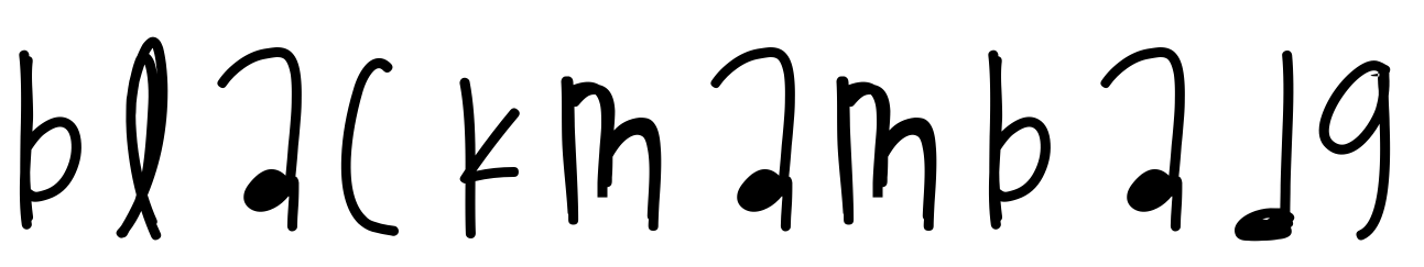 Font BlackMambaDg