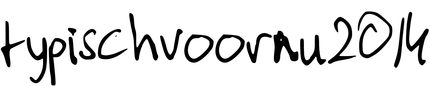 Font typischvoornu2014