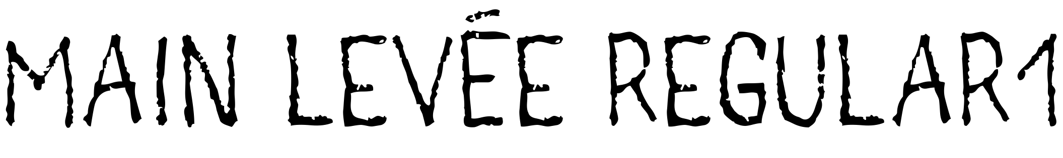 Font main levée regular1