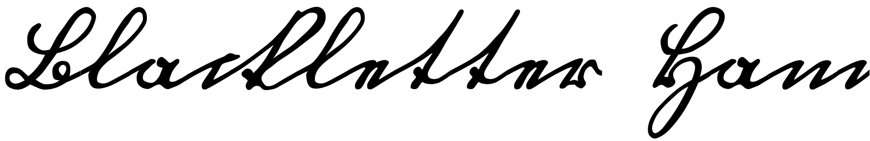 Font Blackletter Hand