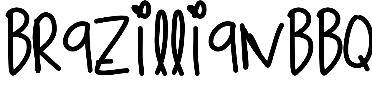 Font BrazillianBbq
