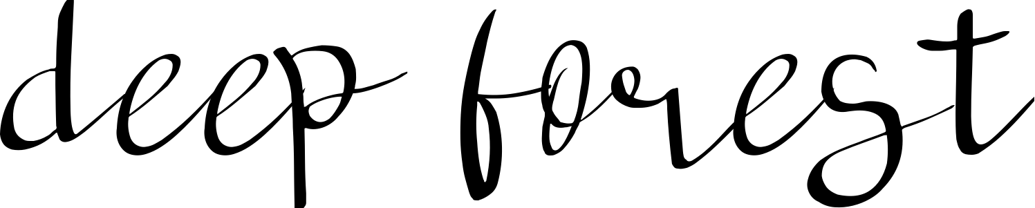 Font deep forest