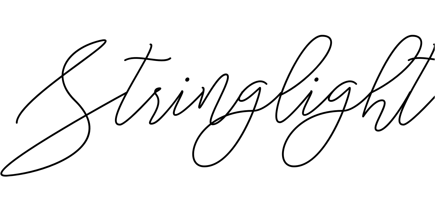 Font Stringlight