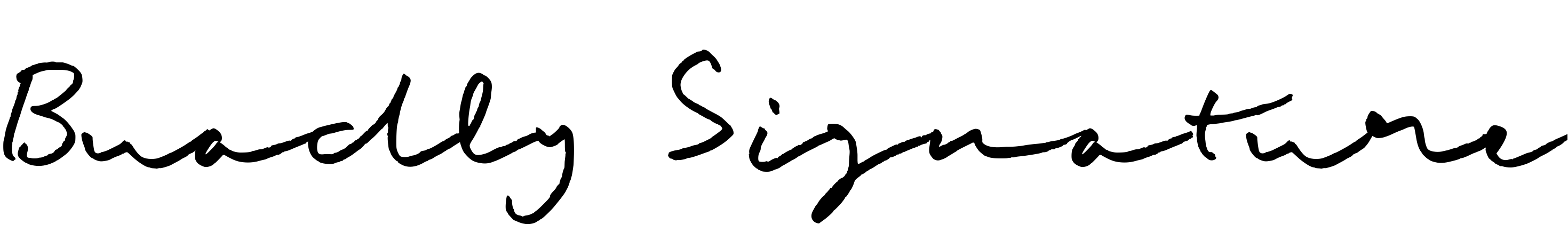 Font Buadly Signature