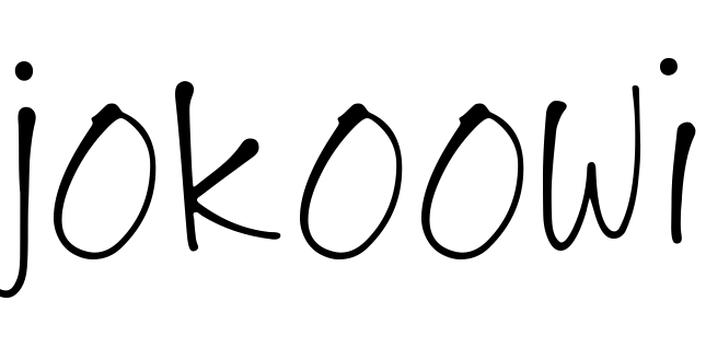 Font jokoowi