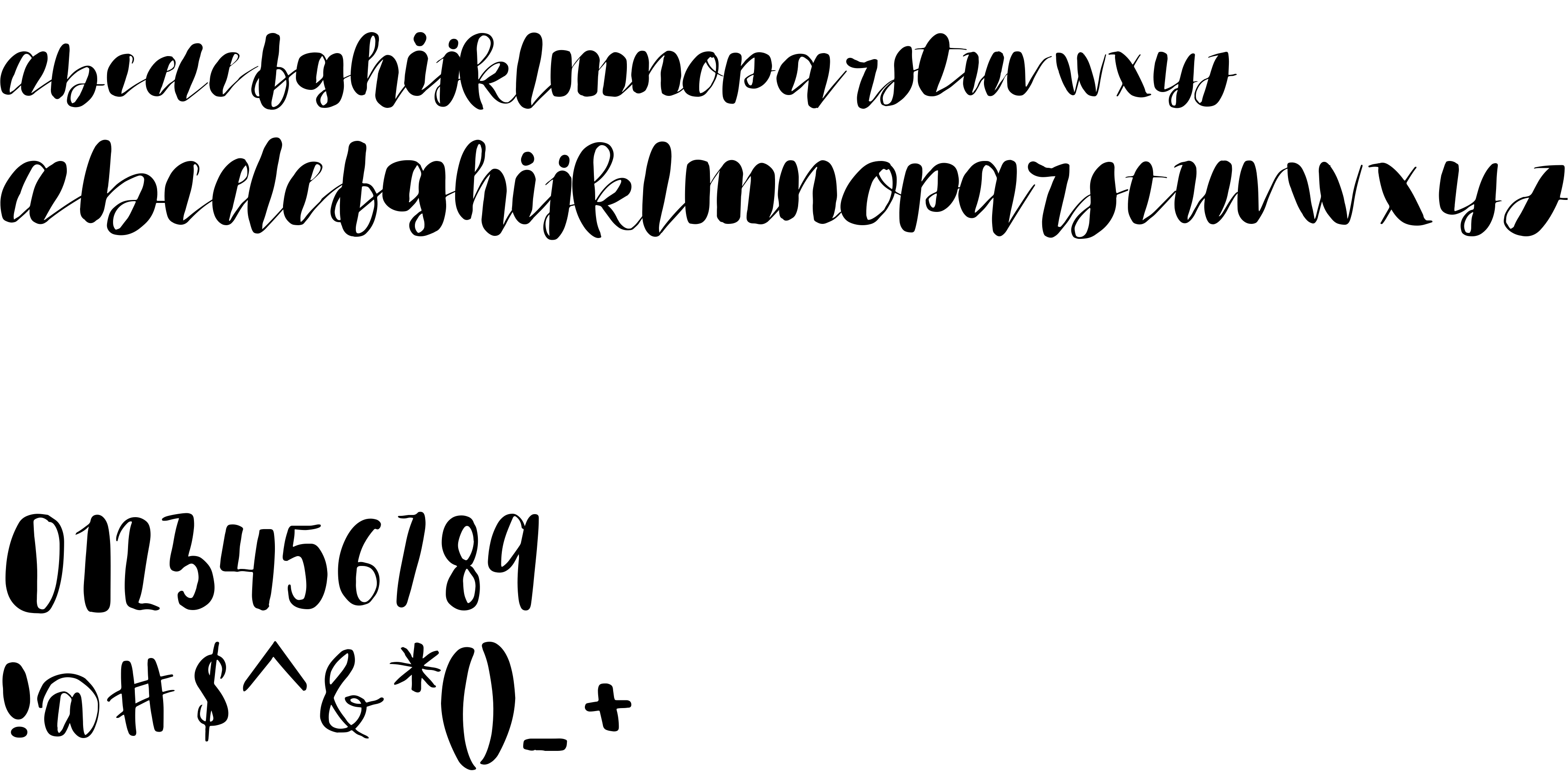 Preview font emisha