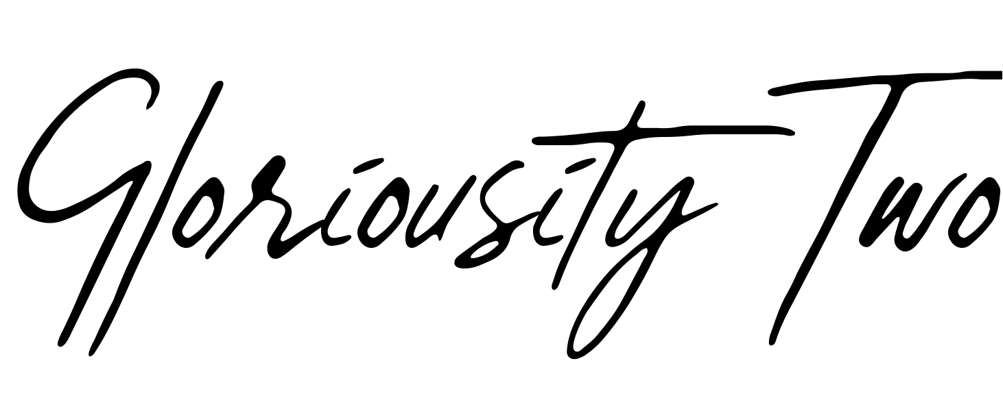 Font Gloriousity Two