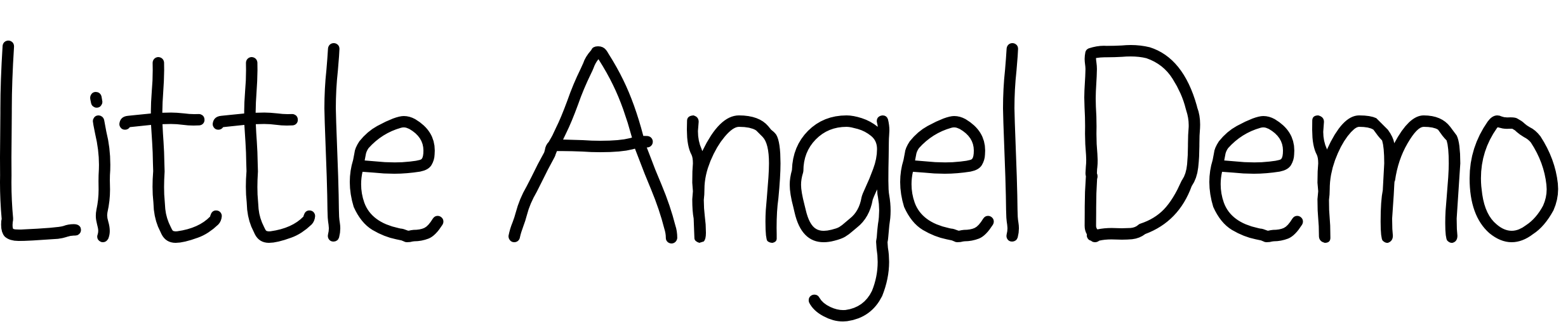 Font Little Angel Demo
