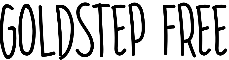 Font GOLDSTEP FREE