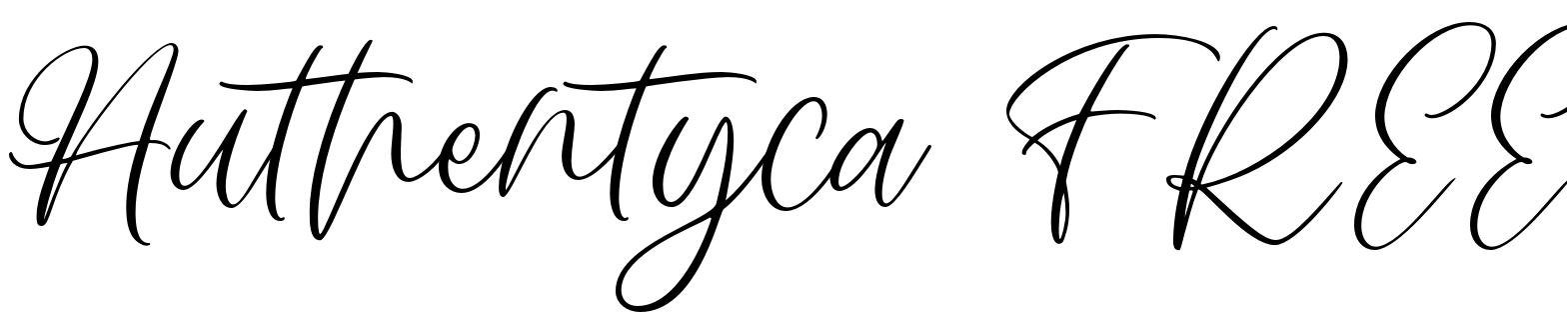 Font Authentyca FREE