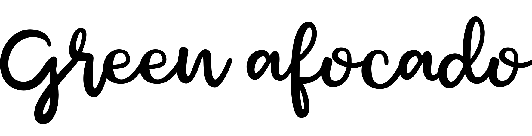 Font Green afocado