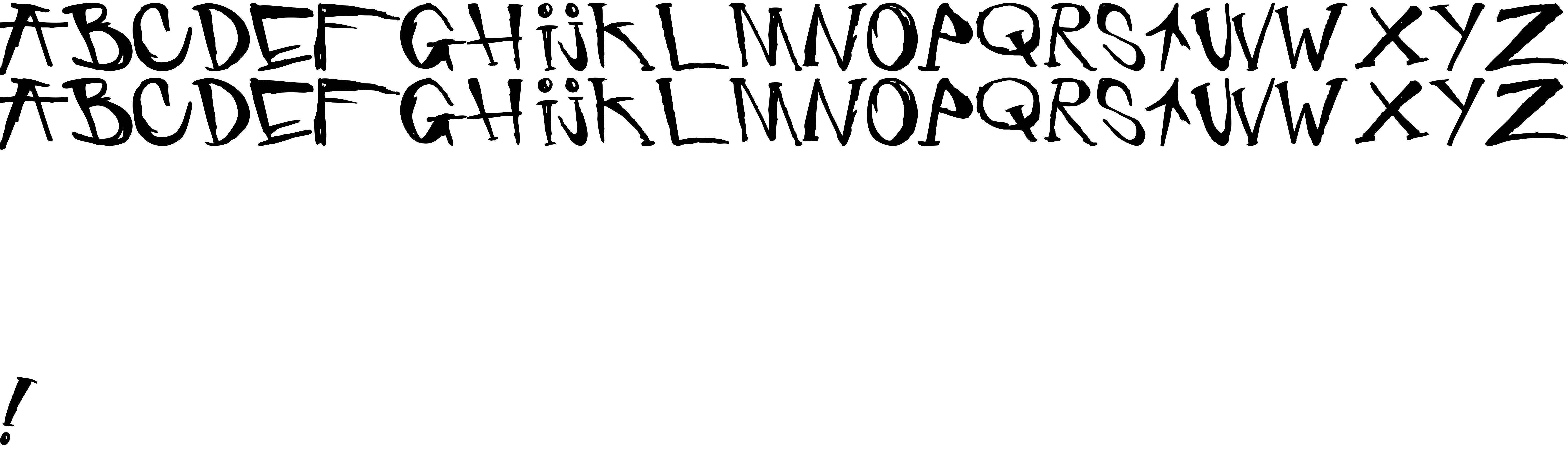 Preview font criminal security