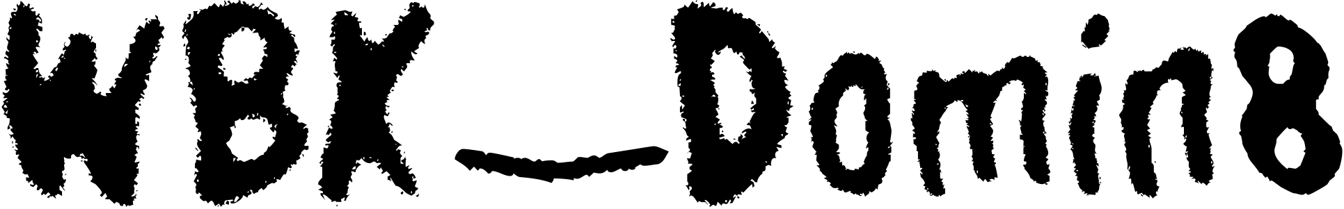 Font WBX_Domin8