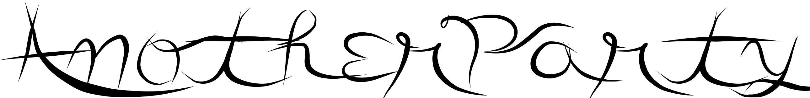 Font AnotherParty