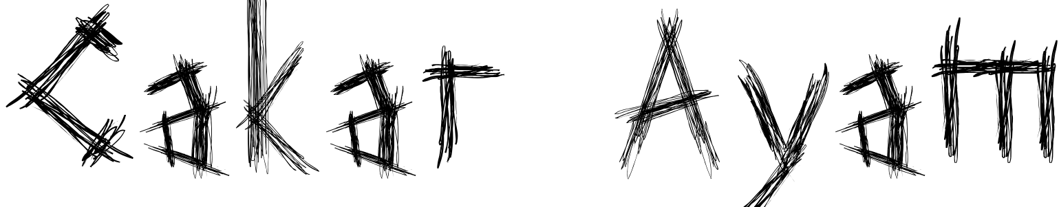Font Cakar Ayam