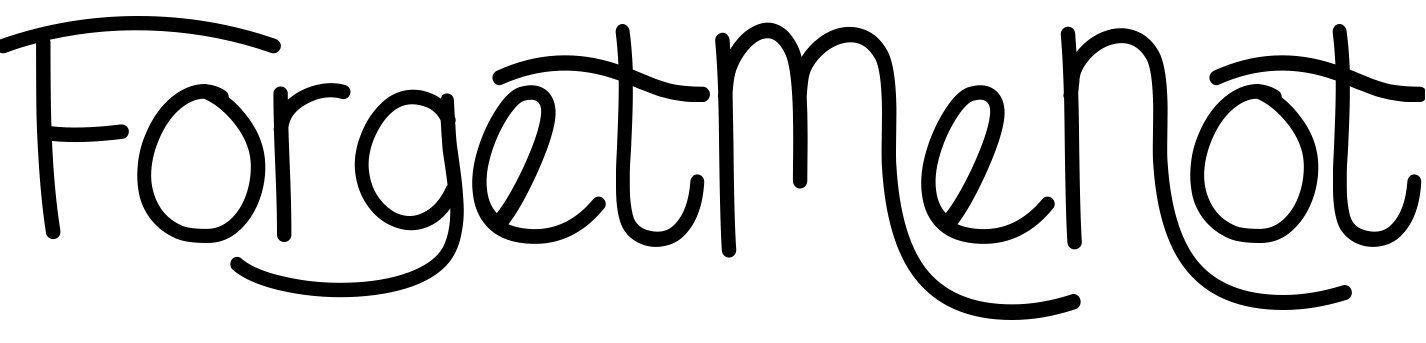 Font ForgetMeNot