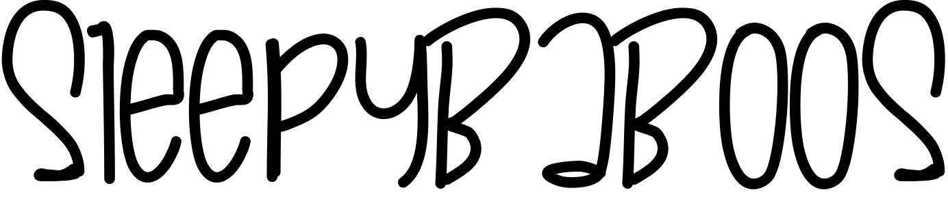 Font SleepyBaboos