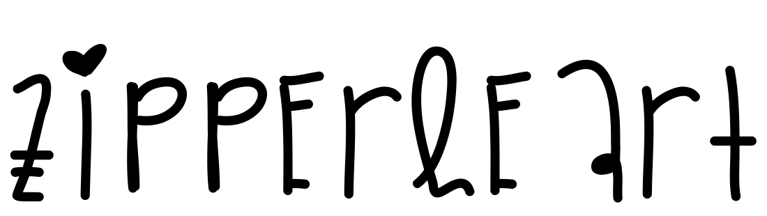 Font ZipperHeart