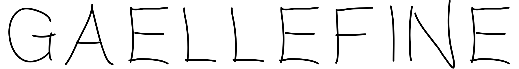 Font Gaellefine
