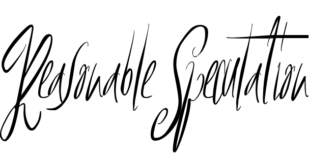 Font ReasonableSpeculation