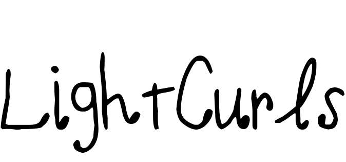 Font LightCurls