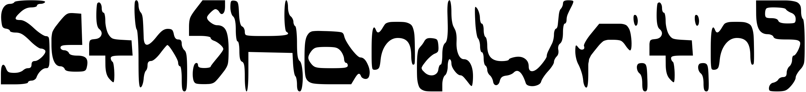 Font SethsHandWriting