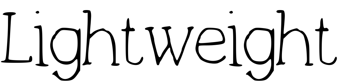 Font Lightweight