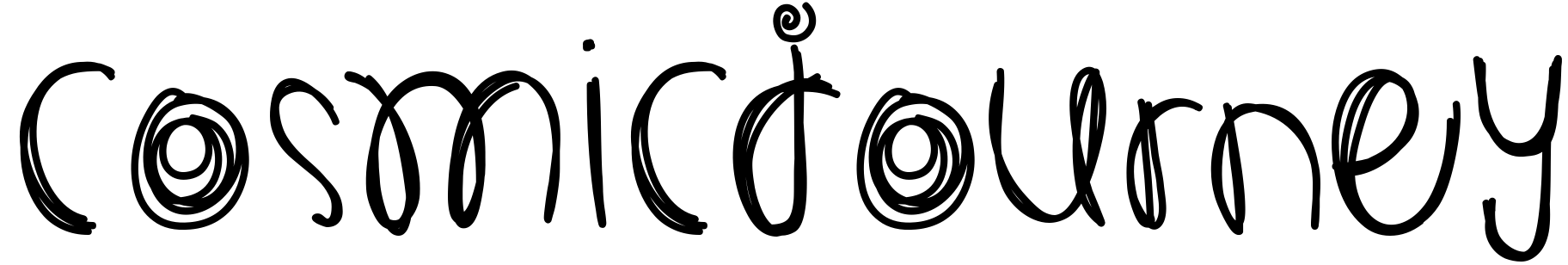 Font cosmicJourney