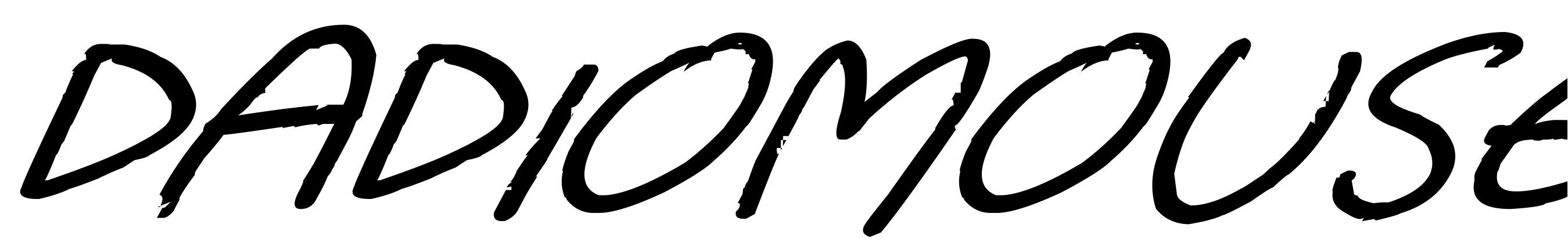 Font Dadiomouse