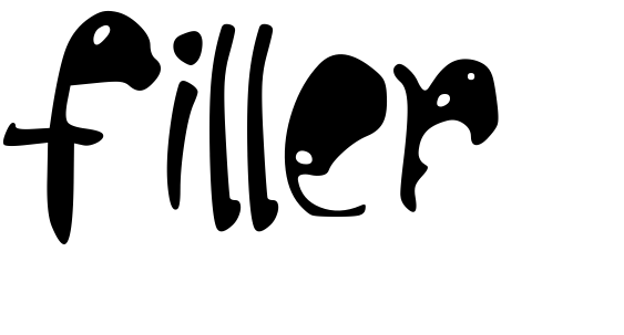 Font filler_