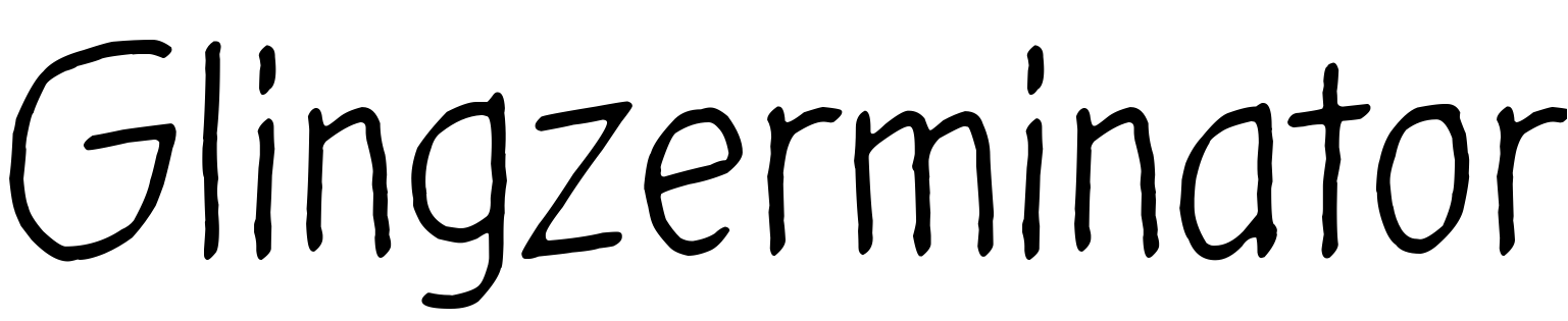 Font Glingzerminator