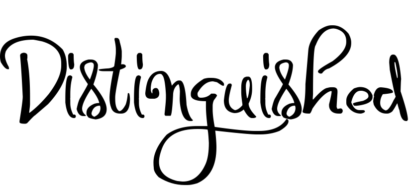 Font Distinguished