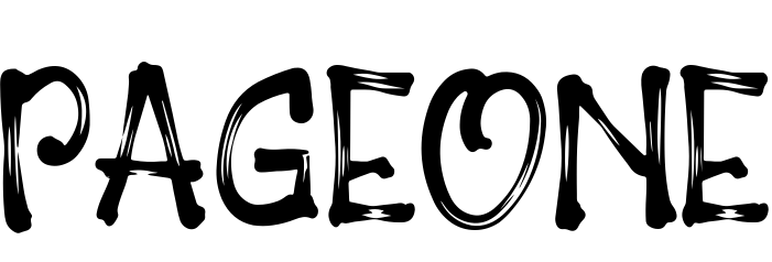 Font PAGEONE