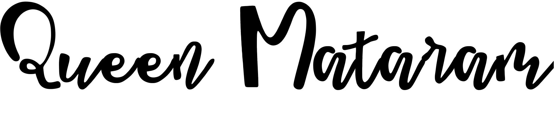 Font Queen Mataram
